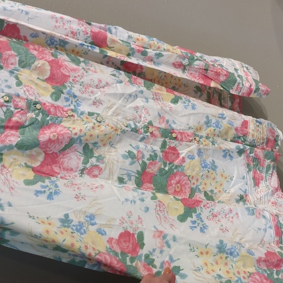 Ralph Lauren Romantic Floral Vintage Cottagecore Maxi Skirt Summer Coquette - Picture 12 of 15